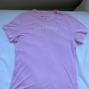 Pure Barre Light Pink Tee